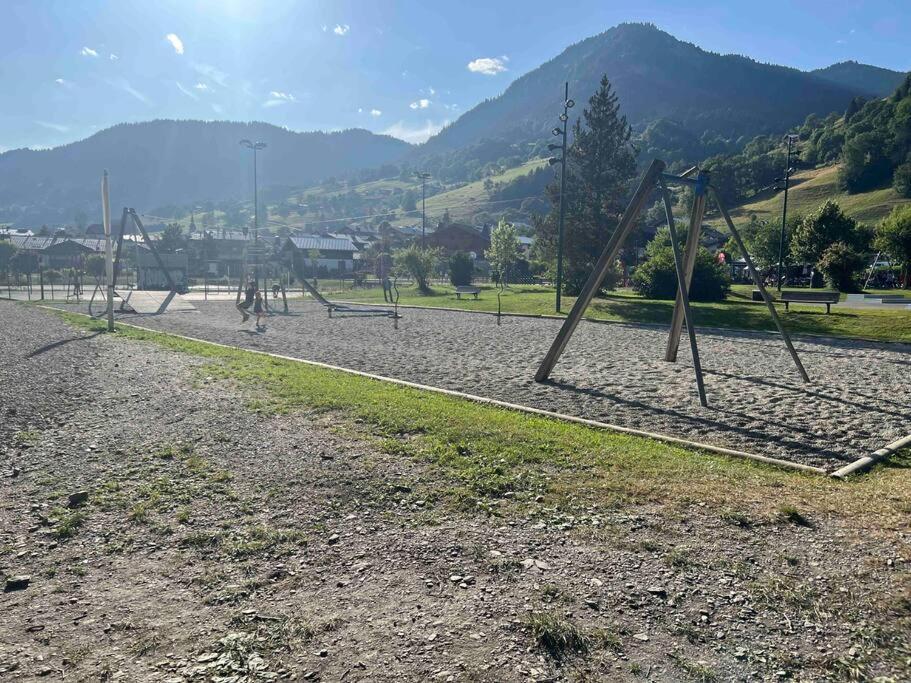 Ferienwohnung Praz Sur Arly - Proche Des Pistes Et De Megeve Exterior foto
