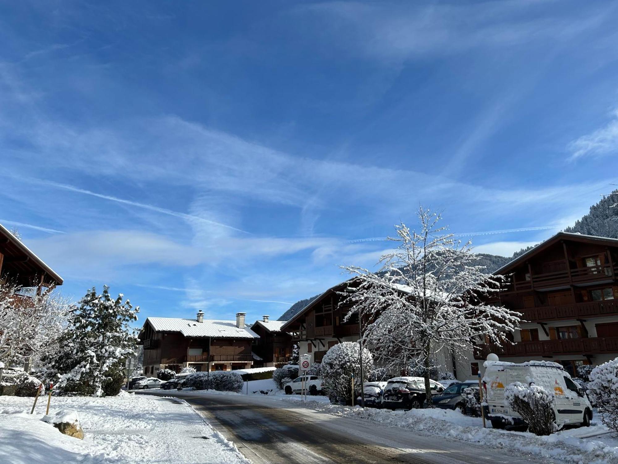 Ferienwohnung Praz Sur Arly - Proche Des Pistes Et De Megeve Exterior foto