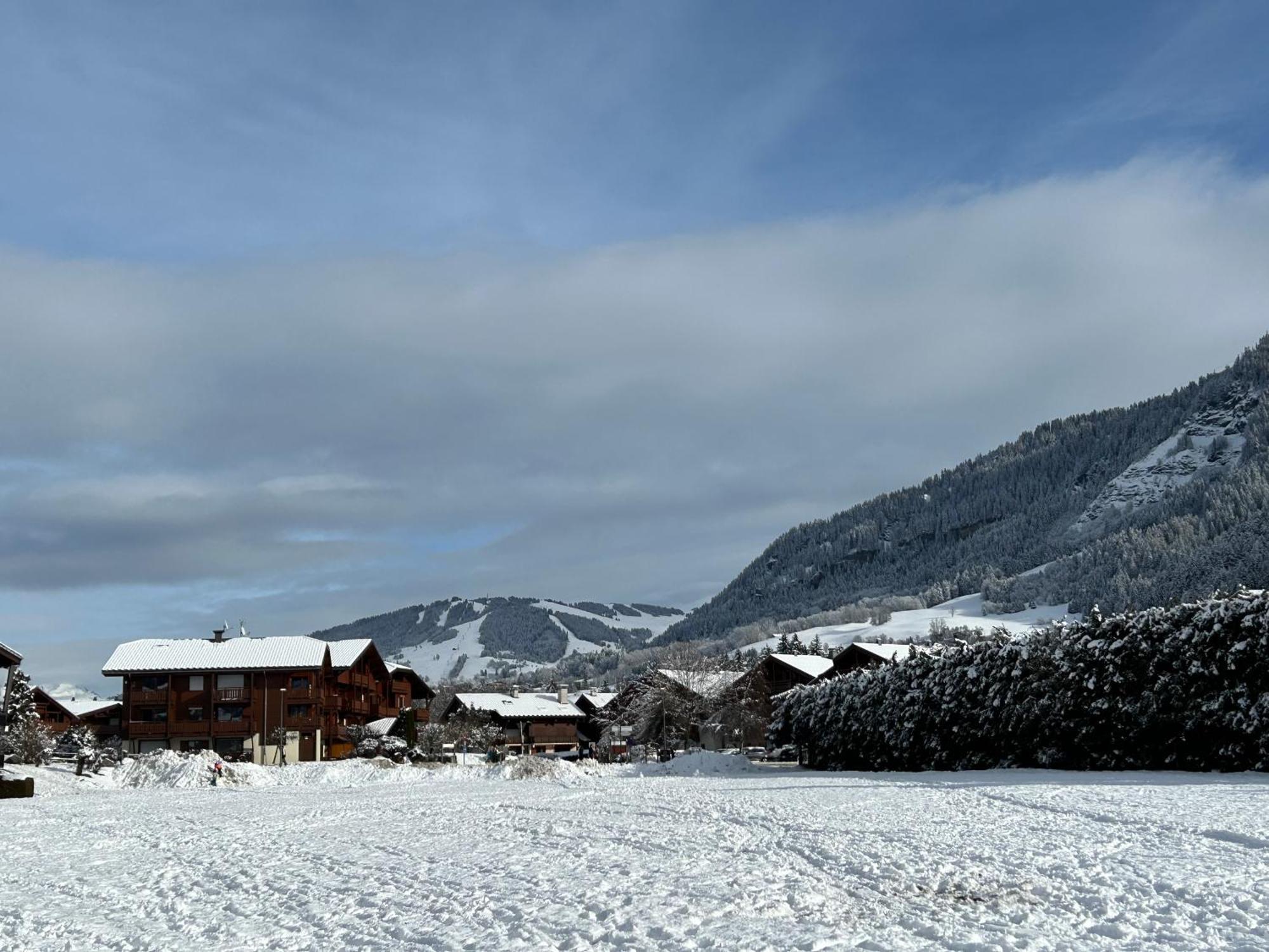 Ferienwohnung Praz Sur Arly - Proche Des Pistes Et De Megeve Exterior foto